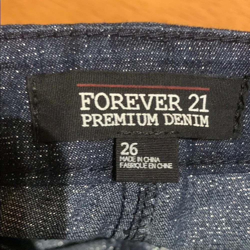 Forever 21 Blue Skinny Jeans Sleek Fit